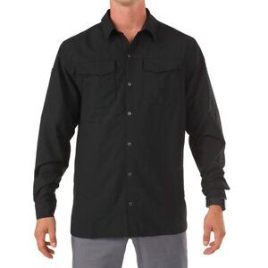 5.11 Tactical Freedom Flex Long Sleeve Shirt (NWT) - (2XL, Black)